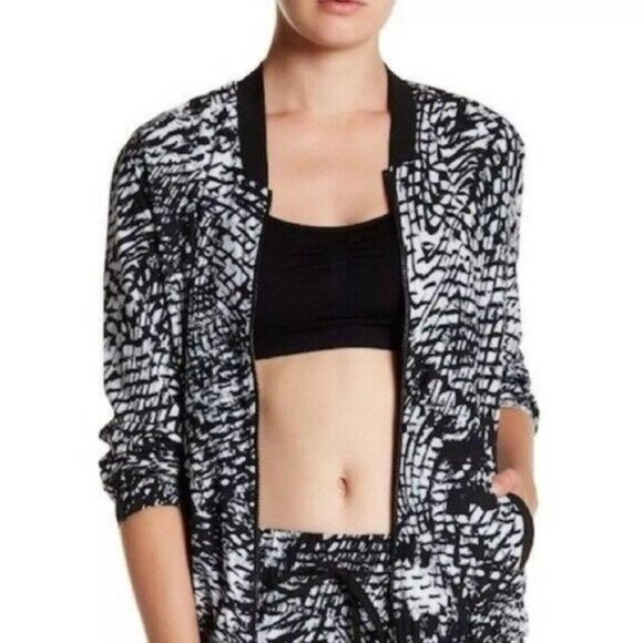 Zella Women's Printed Track Jacket Sz M - Picture 1 of 6